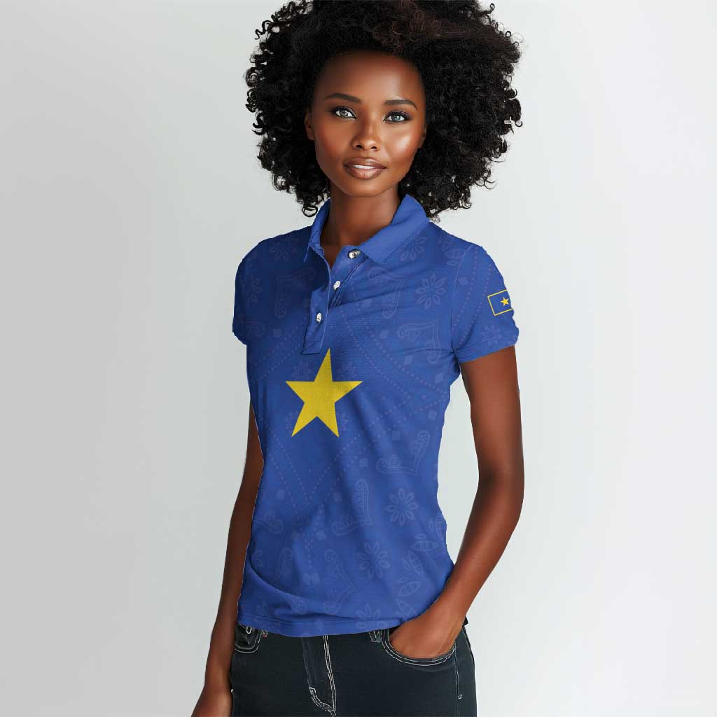 Congo Free State 1885-1908 Women Polo Shirt Werk en voortgang