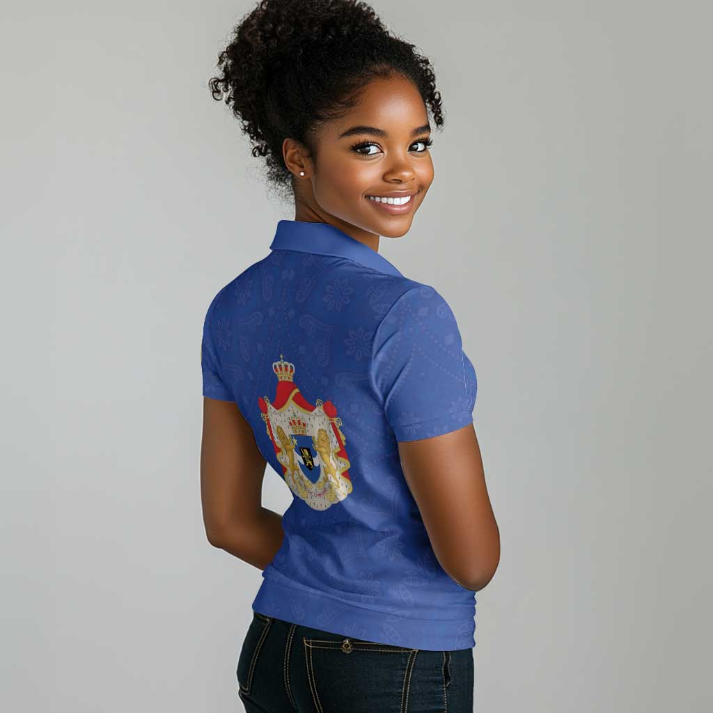 Congo Free State 1885-1908 Women Polo Shirt Werk en voortgang