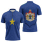 Congo Free State 1885-1908 Zipper Polo Shirt Werk en voortgang