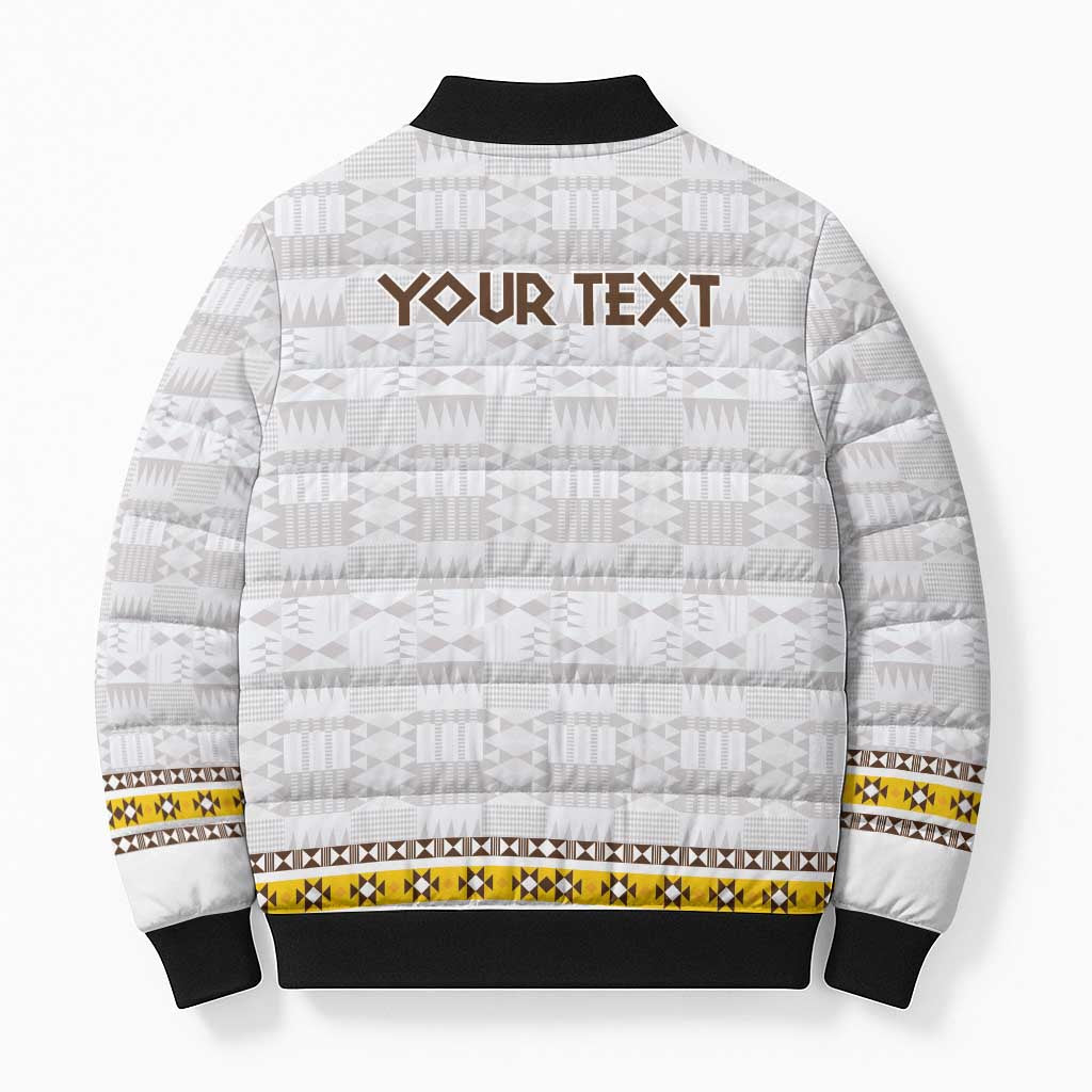 Personalized Kingdom of Kakongo Bomber Puffer Jacket Royal Stylized