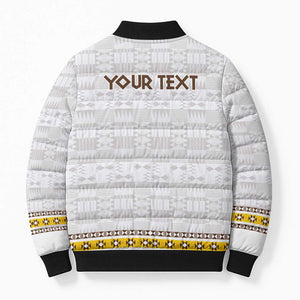 Personalized Kingdom of Kakongo Bomber Puffer Jacket Royal Stylized