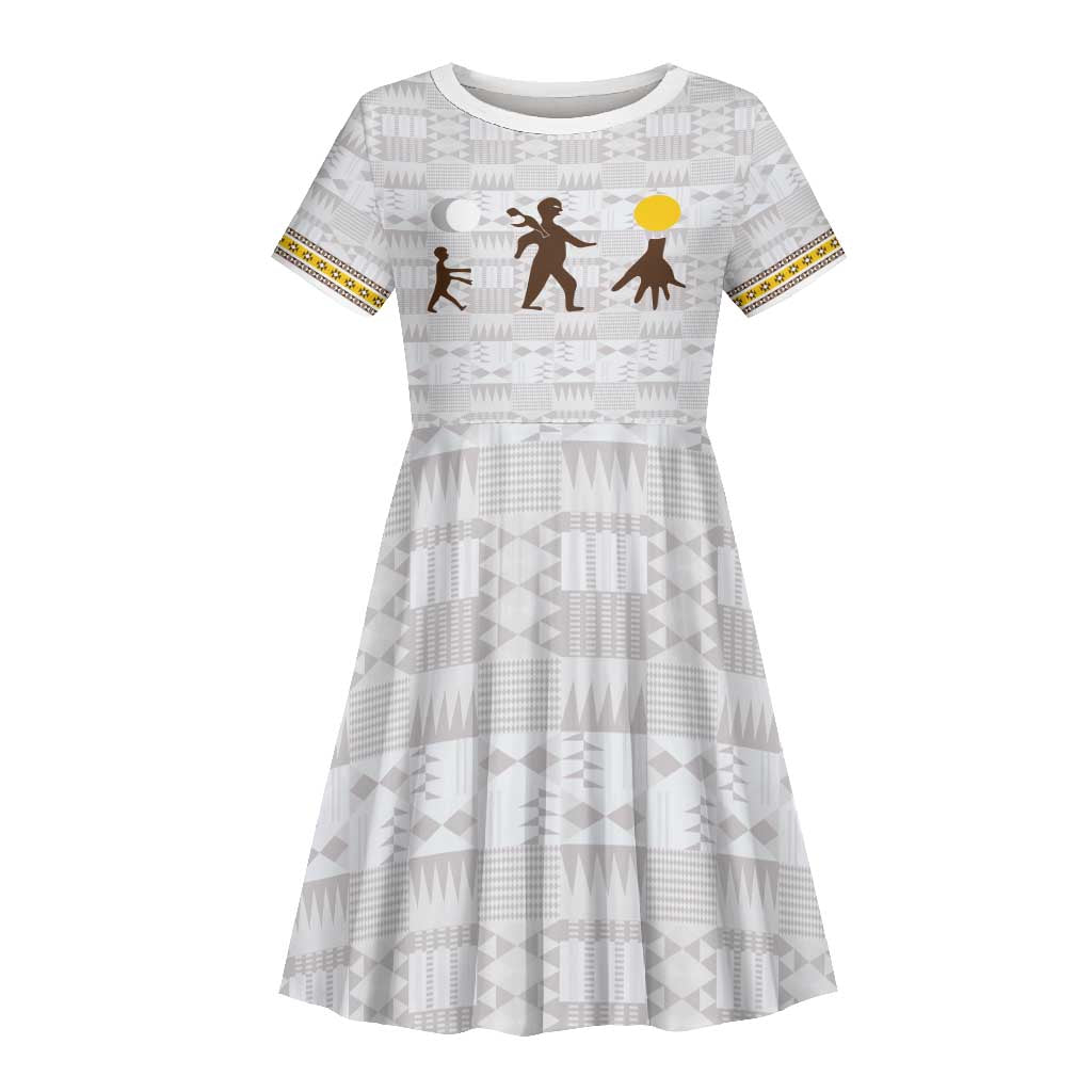 Personalized Kingdom of Kakongo Kid Short Sleeve Dress Royal Stylized