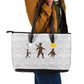 Kingdom of Kakongo Leather Tote Bag Royal Stylized