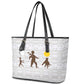 Kingdom of Kakongo Leather Tote Bag Royal Stylized