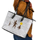 Kingdom of Kakongo Leather Tote Bag Royal Stylized
