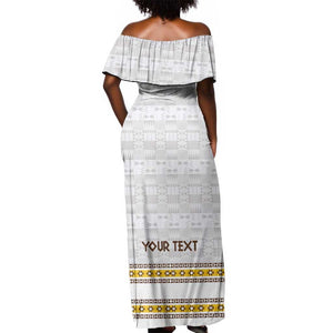 Personalized Kingdom of Kakongo Off Shoulder Maxi Dress Royal Stylized