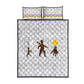 Kingdom of Kakongo Quilt Bed Set Royal Stylized
