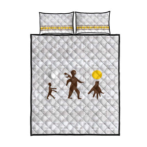 Kingdom of Kakongo Quilt Bed Set Royal Stylized