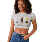 Personalized Kingdom of Kakongo Raglan Cropped T shirt Royal Stylized
