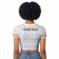 Personalized Kingdom of Kakongo Raglan Cropped T shirt Royal Stylized