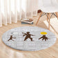 Kingdom of Kakongo Round Carpet Royal Stylized