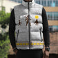 Personalized Kingdom of Kakongo Sleeveless Puffer Jacket Royal Stylized
