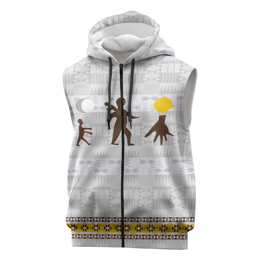 Personalized Kingdom of Kakongo Sleeveless Zip Hoodie Royal Stylized