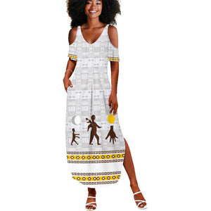 Personalized Kingdom of Kakongo Summer Maxi Dress Royal Stylized