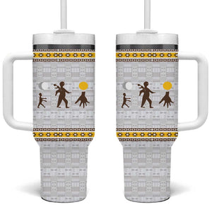 Kingdom of Kakongo Tumbler With Handle Royal Stylized