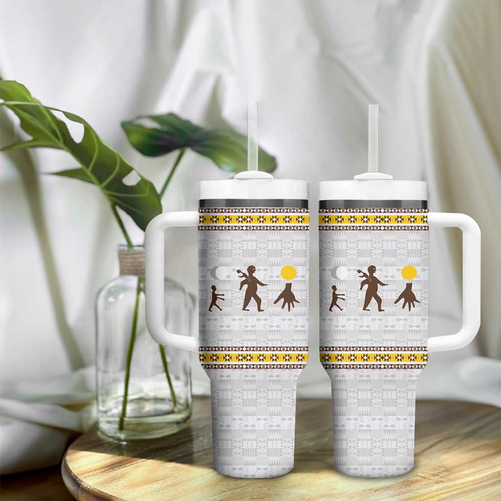 Kingdom of Kakongo Tumbler With Handle Royal Stylized