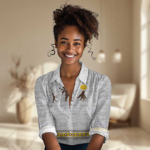 Personalized Kingdom of Kakongo Women Casual Shirt Royal Stylized