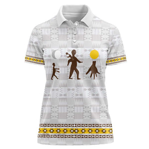 Personalized Kingdom of Kakongo Women Polo Shirt Royal Stylized