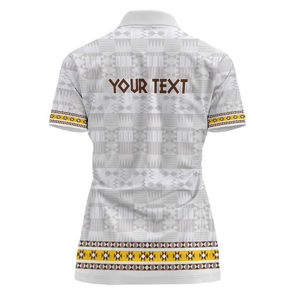 Personalized Kingdom of Kakongo Women Polo Shirt Royal Stylized
