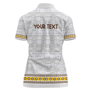 Personalized Kingdom of Kakongo Women Polo Shirt Royal Stylized