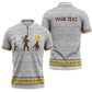 Personalized Kingdom of Kakongo Zipper Polo Shirt Royal Stylized