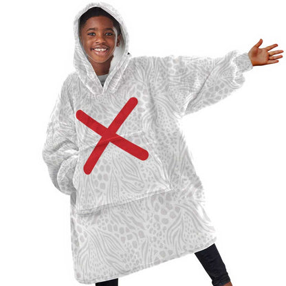 Kingdom of Kongo Kid Wearable Blanket Hoodie Kongo dya Ntotila