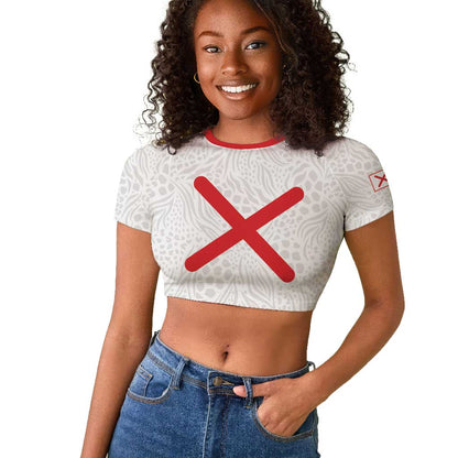Kingdom of Kongo Raglan Cropped T shirt Kongo dya Ntotila
