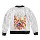Kingdom of Kongo Sleeve Zip Bomber Jacket Kongo dya Ntotila