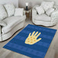 Kingdom of Loango Area Rug African Pattern Flag Stylized
