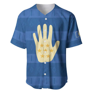 Kingdom of Loango Baseball Jersey African Pattern Flag Stylized