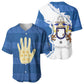 Kingdom of Loango Baseball Jersey African Pattern Flag Stylized