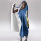 Kingdom of Loango Hooded Blanket African Pattern Flag Stylized