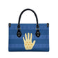 Kingdom of Loango Leather Bag African Pattern Flag Stylized