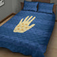 Kingdom of Loango Quilt Bed Set African Pattern Flag Stylized