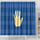 Kingdom of Loango Shower Curtain African Pattern Flag Stylized