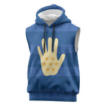 Kingdom of Loango Sleeveless Hoodie African Pattern Flag Stylized