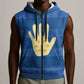 Kingdom of Loango Sleeveless Zip Hoodie African Pattern Flag Stylized