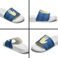 Kingdom of Loango Slide Sandals African Pattern Flag Stylized