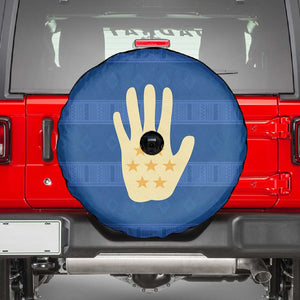 Kingdom of Loango Spare Tire Cover African Pattern Flag Stylized