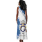 Kingdom of Loango Tank Maxi Dress African Pattern Flag Stylized