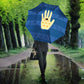 Kingdom of Loango Umbrella African Pattern Flag Stylized