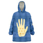 Kingdom of Loango Wearable Blanket Hoodie African Pattern Flag Stylized