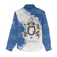 Kingdom of Loango Women Casual Shirt African Pattern Flag Stylized