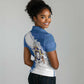 Kingdom of Loango Women Polo Shirt African Pattern Flag Stylized