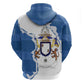 Kingdom of Loango Zip Hoodie African Pattern Flag Stylized