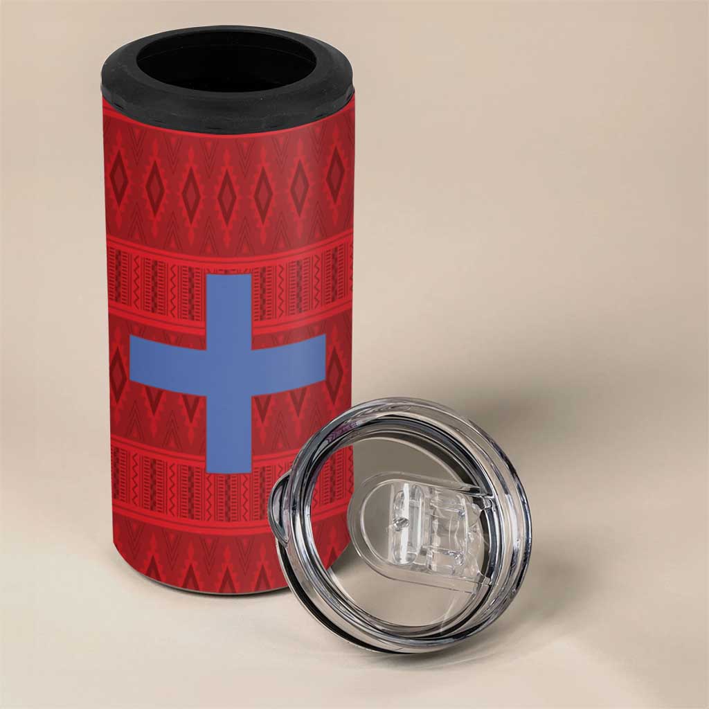 Kingdom of Ndongo 4 in 1 Can Cooler Tumbler Utuminu ua Ngola