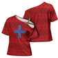 Kingdom of Ndongo Cross Shoulder Shirt Utuminu ua Ngola