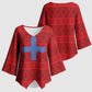 Kingdom of Ndongo Kimono Sleeve Blouse Utuminu ua Ngola
