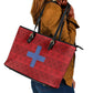 Kingdom of Ndongo Leather Tote Bag Utuminu ua Ngola