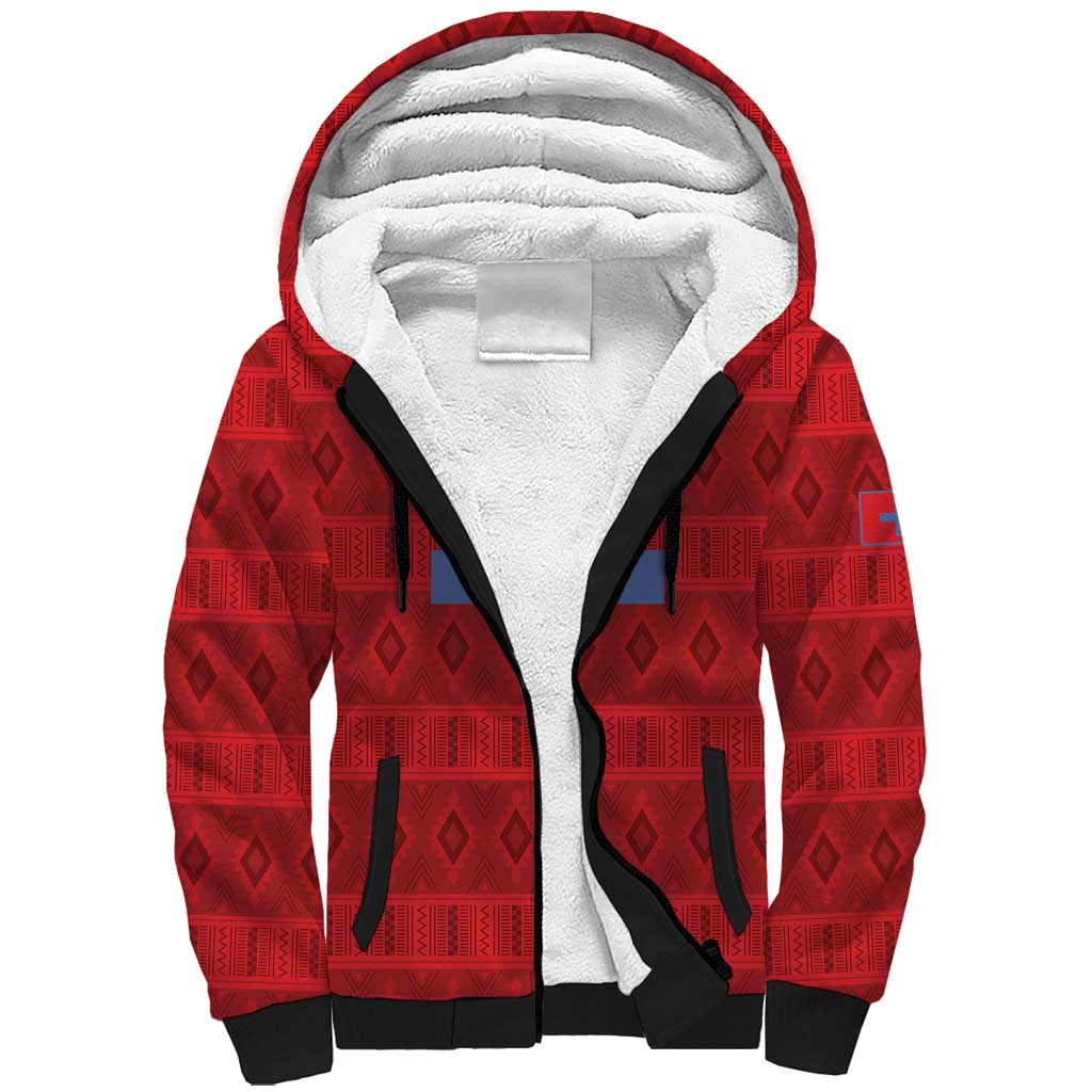 Kingdom of Ndongo Sherpa Hoodie Utuminu ua Ngola